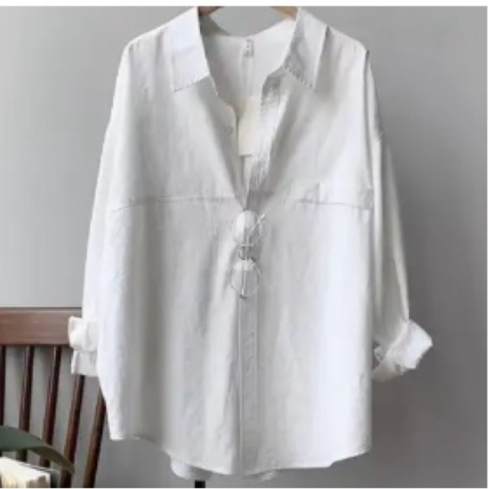 White Camisole Top with Relaxed Fit